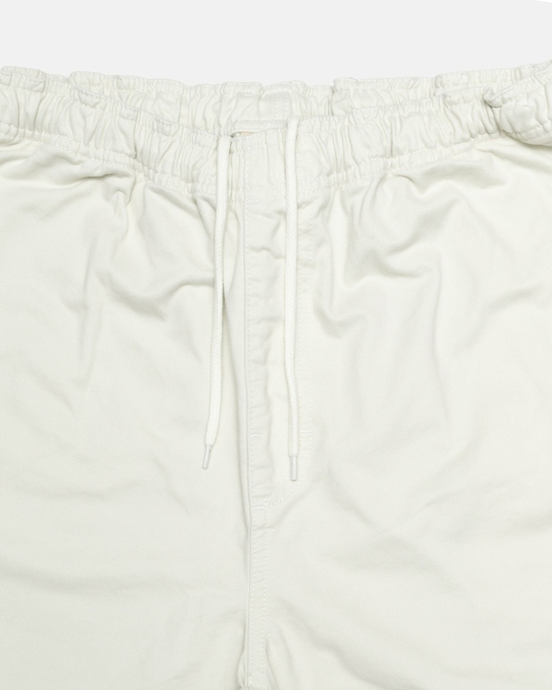 Beige Men's Stussy Brushed Shorts | CA0000636