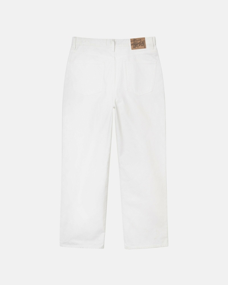 Beige Men's Stussy Overdyed Classic Jeans | CA0000524