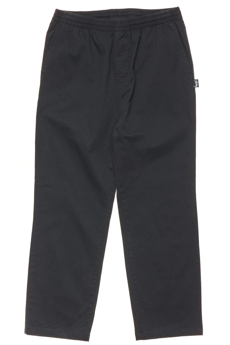 Black Men\'s Stussy Basic Corp Beach Pants | CA0000538