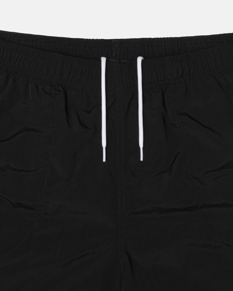 Black Men's Stussy Big Basic Shorts | CA0000621