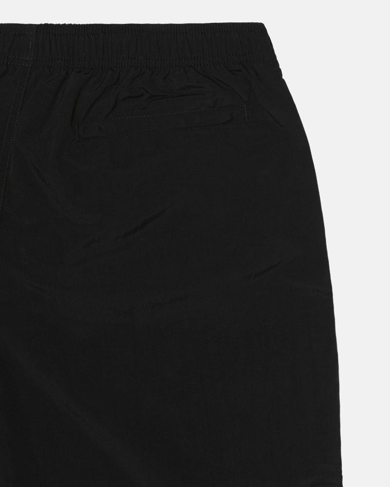 Black Men's Stussy Big Basic Shorts | CA0000621