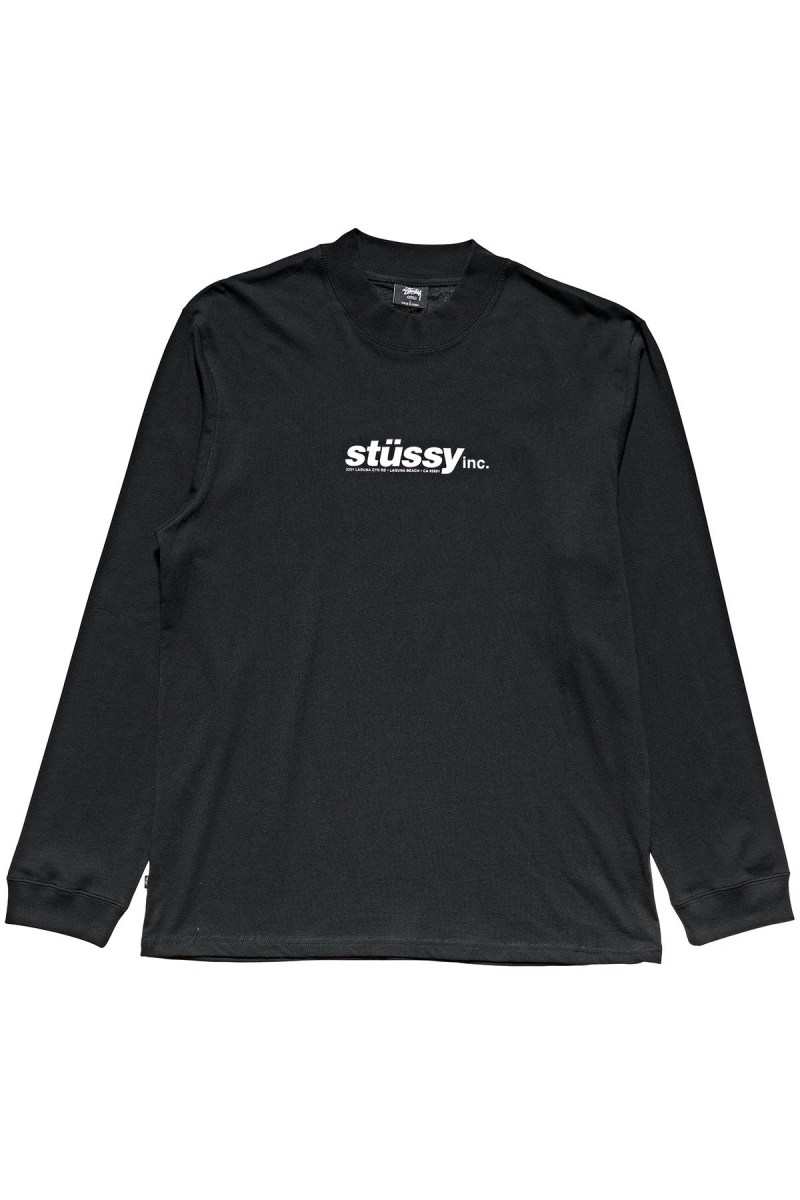 Black Men\'s Stussy Cities Sweatshirts | CA0000903