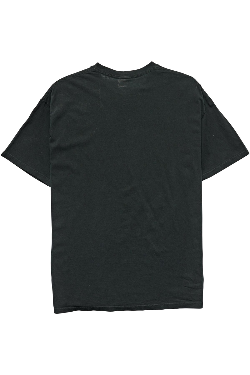 Black Men's Stussy City Circle SS T Shirts | CA0000121