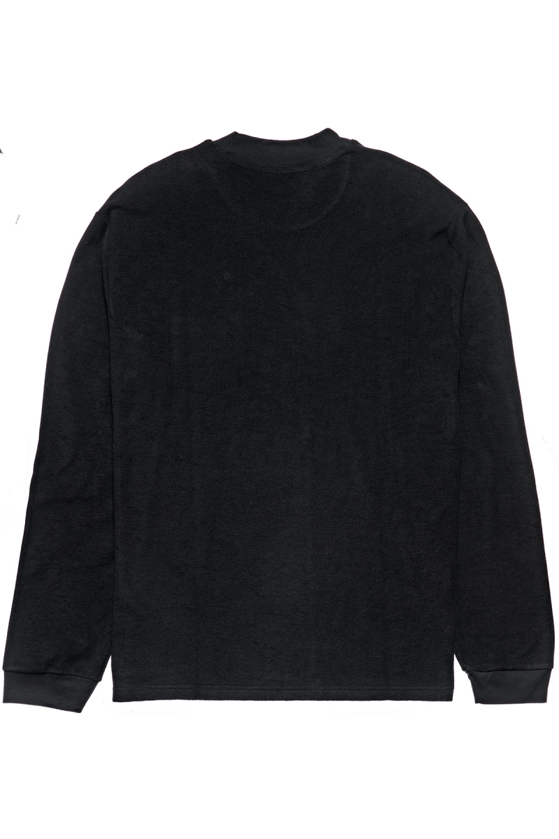 Black Men's Stussy Crown Terry Sweatshirts | CA0000911