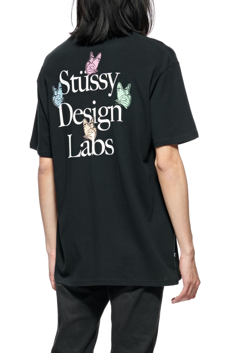 Black Men's Stussy Design Labs SS T Shirts | CA0000149