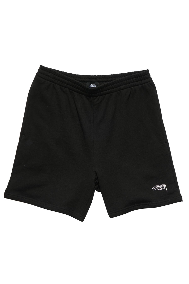 Black Men\'s Stussy Designs Terry Short Sportswear | CA0000759