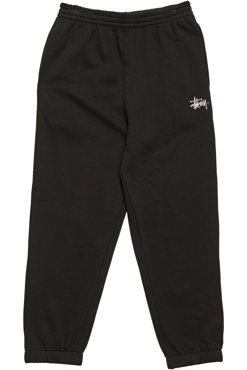 Black Men\'s Stussy Graffiti Fleece Trackpant Sportswear | CA0000765