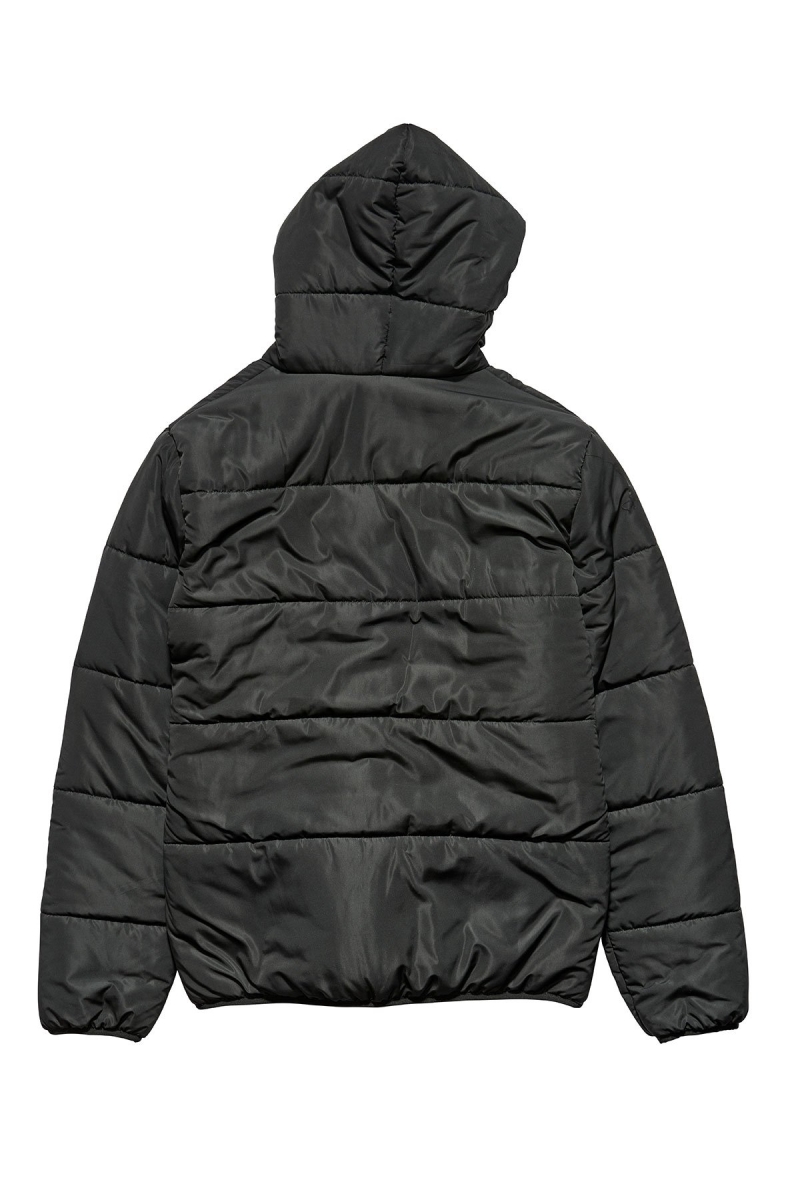 Black Men's Stussy Graffiti Lightweight Puffa Jackets | CA0000342