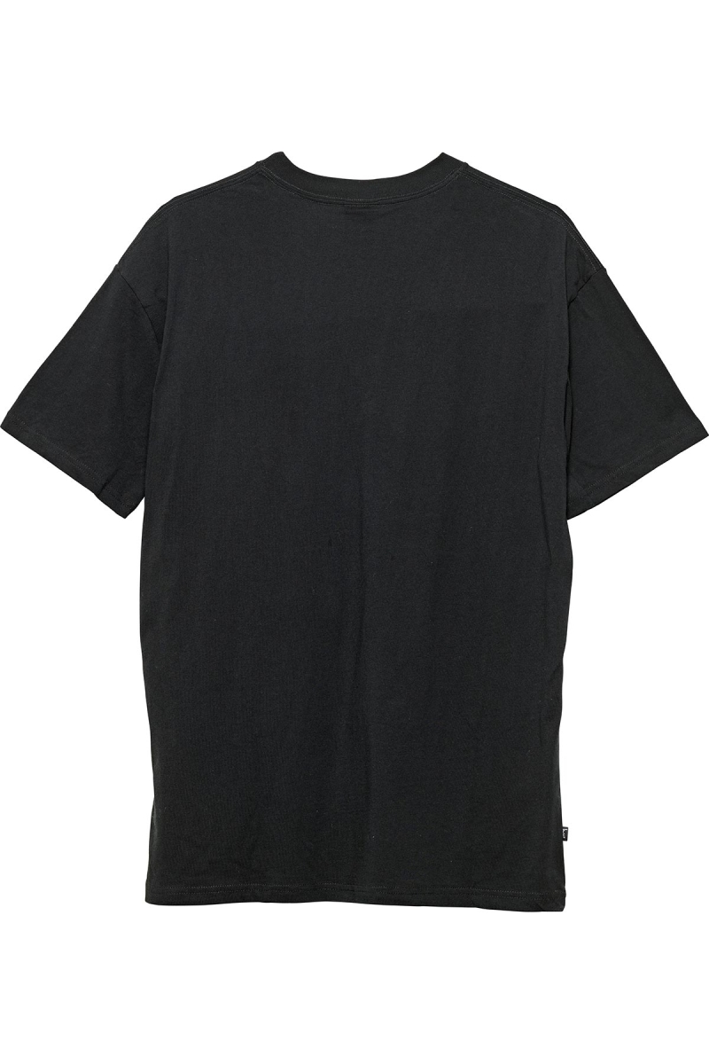 Black Men's Stussy Graffiti Pocket T Shirts | CA0000182