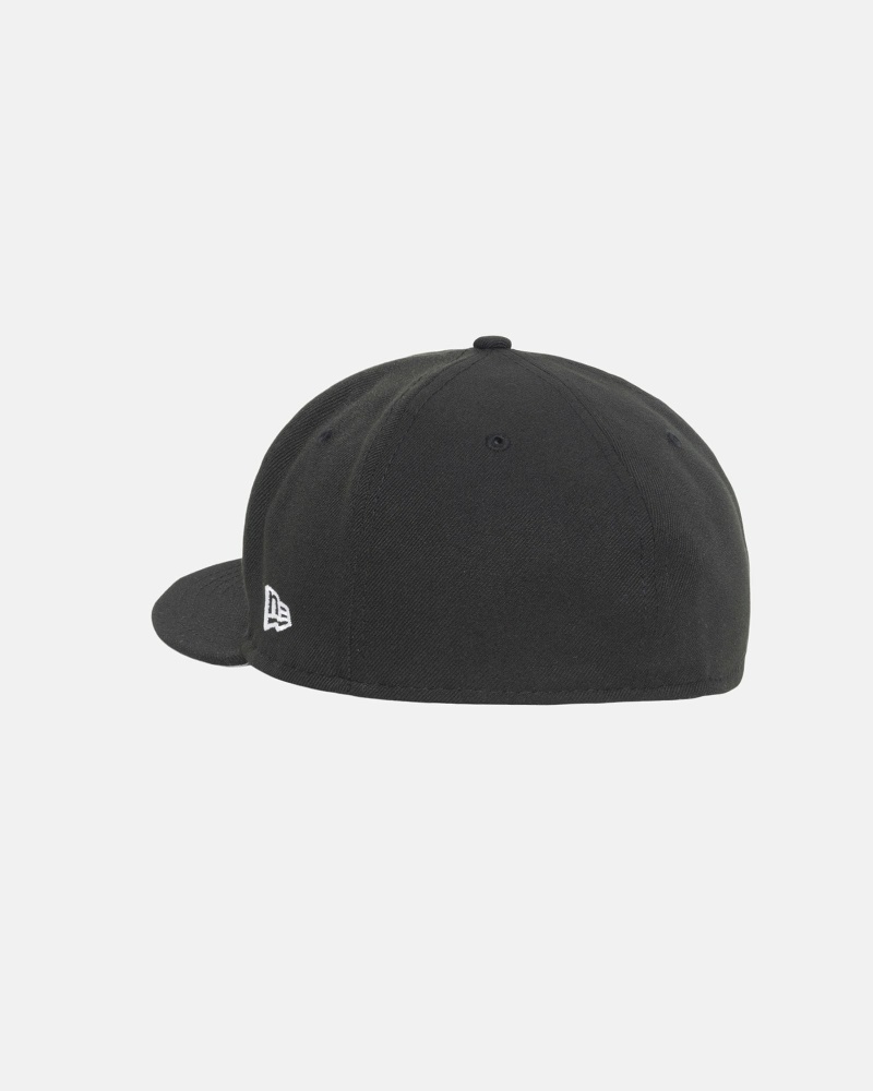 Black Men's Stussy La New Era Caps | CA0000470