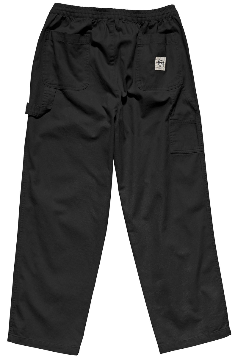 Black Men's Stussy Richard Carpenter Pants | CA0000582