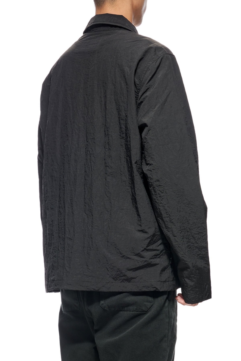 Black Men's Stussy Sid Taslon Jackets | CA0000360