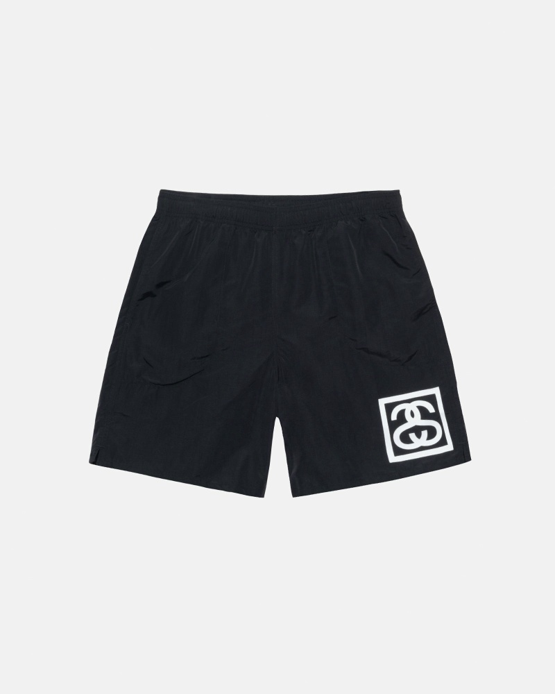 Black Men\'s Stussy Ss-Link Shorts | CA0000683