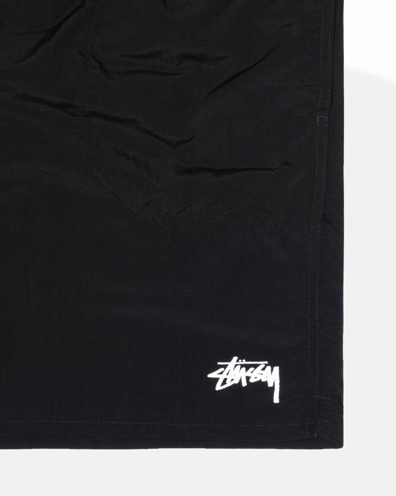 Black Men's Stussy Stock Shorts | CA0000693