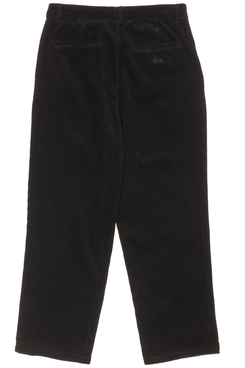 Black Men's Stussy Taylor Cord Pants | CA0000601