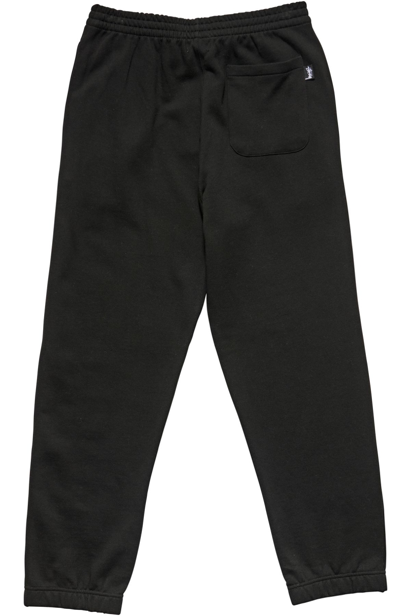 Black Men's Stussy World Tour Track Pants | CA0001016