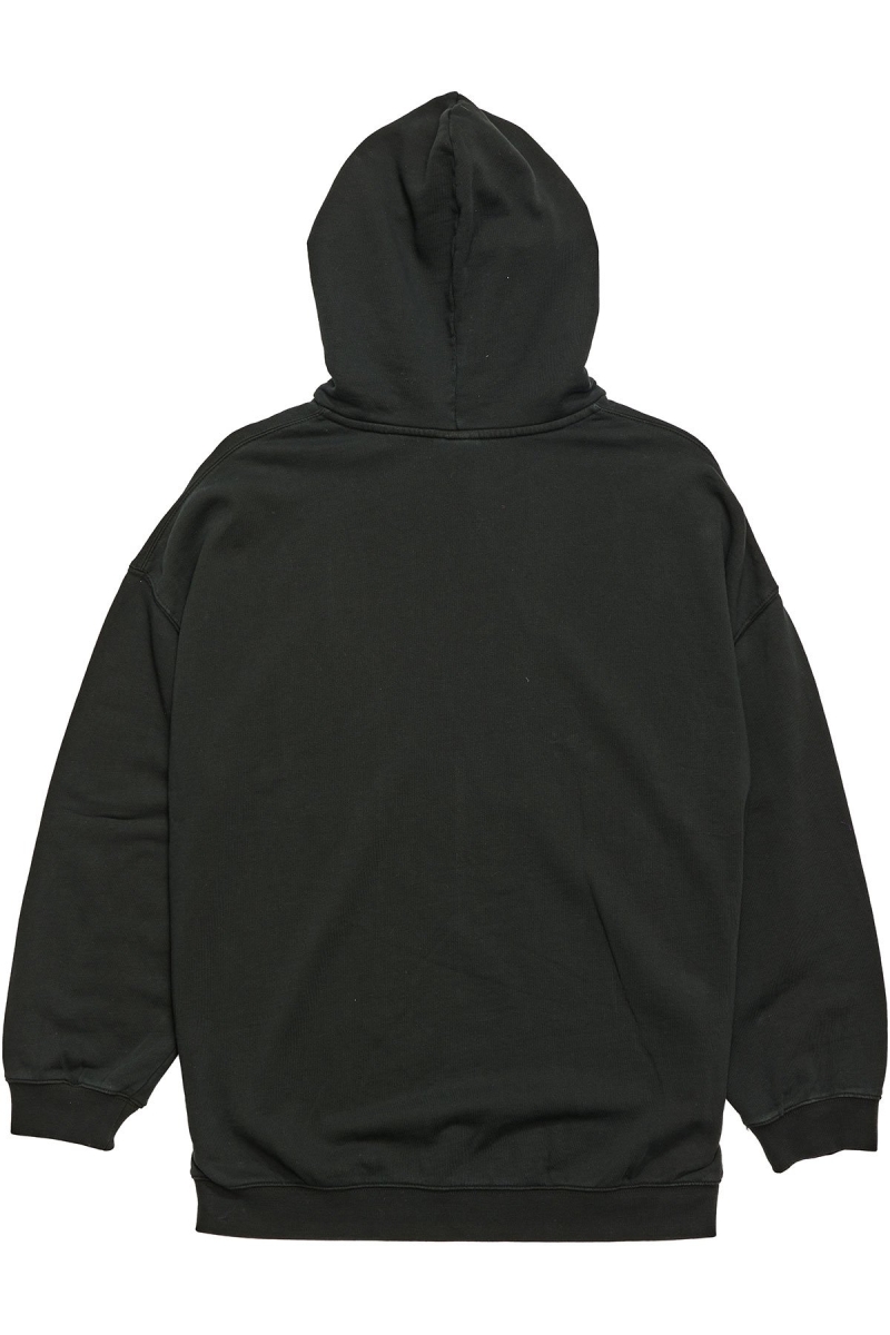 Black Women's Stussy INT. Embroidered Hood Sportswear | CA0000769