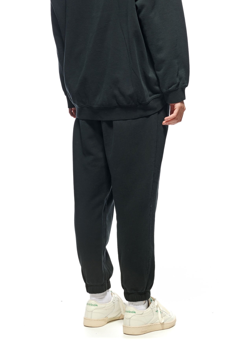 Black Women's Stussy INT. Embroidered Track Pants | CA0000985