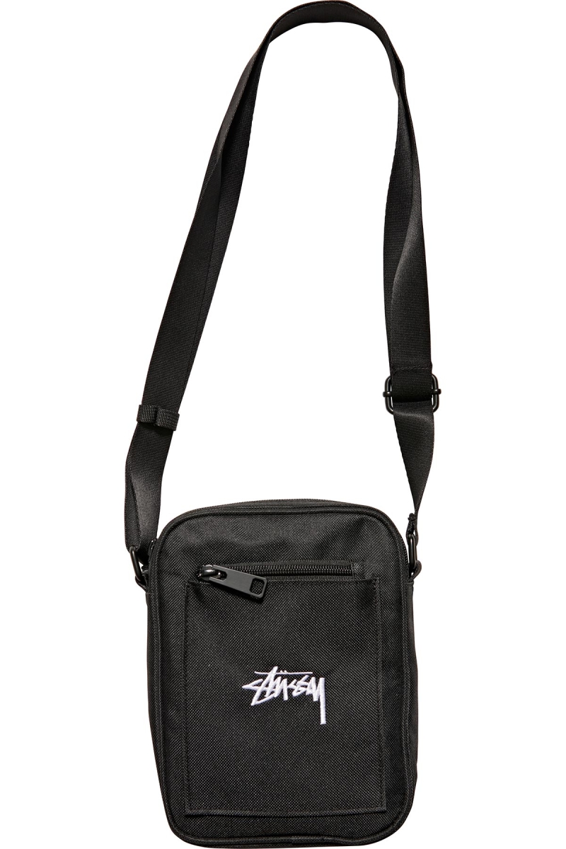 Black Women\'s Stussy Stock Messenger Bags | CA0000368