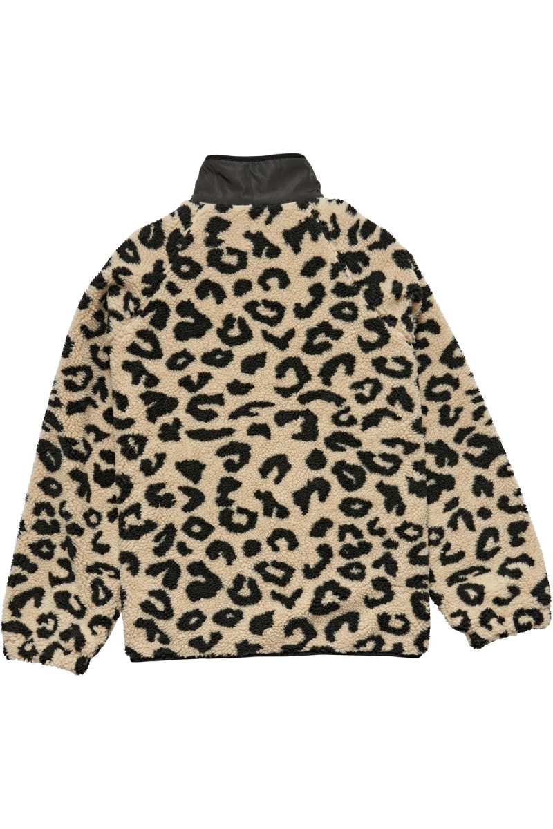 Black Women's Stussy Ventura Sherpa Jackets | CA0000364