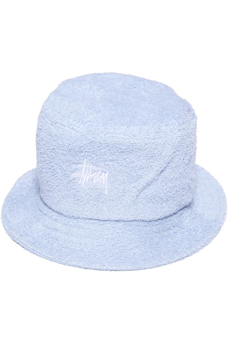 Blue Men\'s Stussy Graffiti Terry Bucket Hats | CA0000462