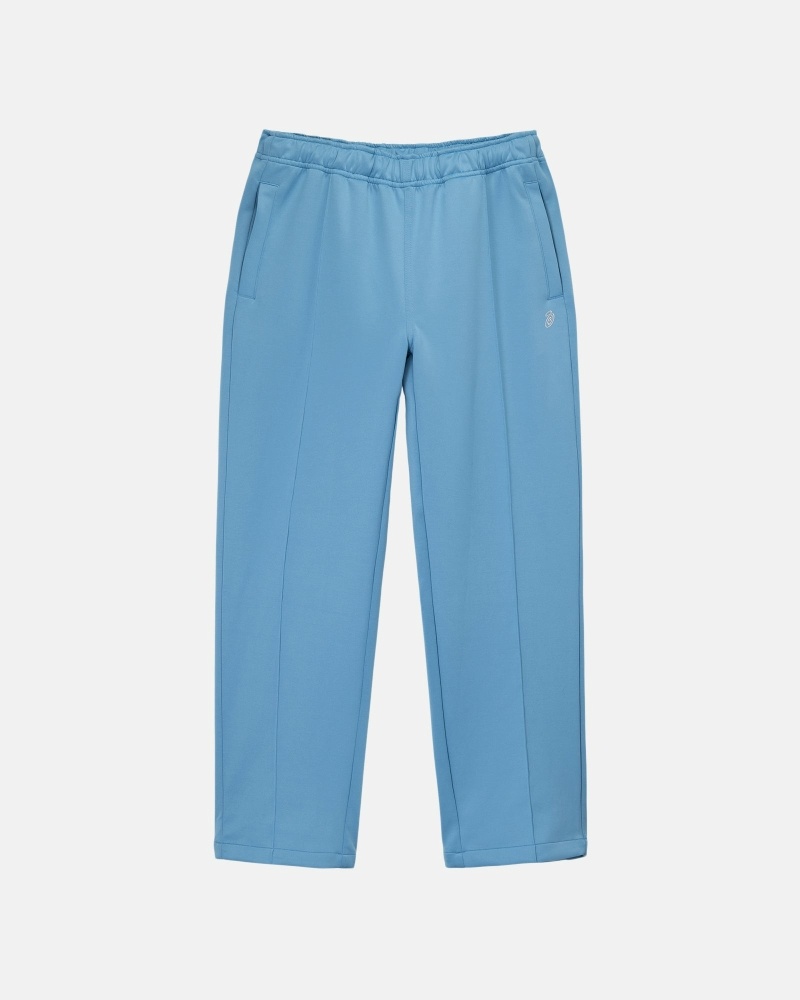 Blue Men\'s Stussy Poly Track Pants | CA0001000