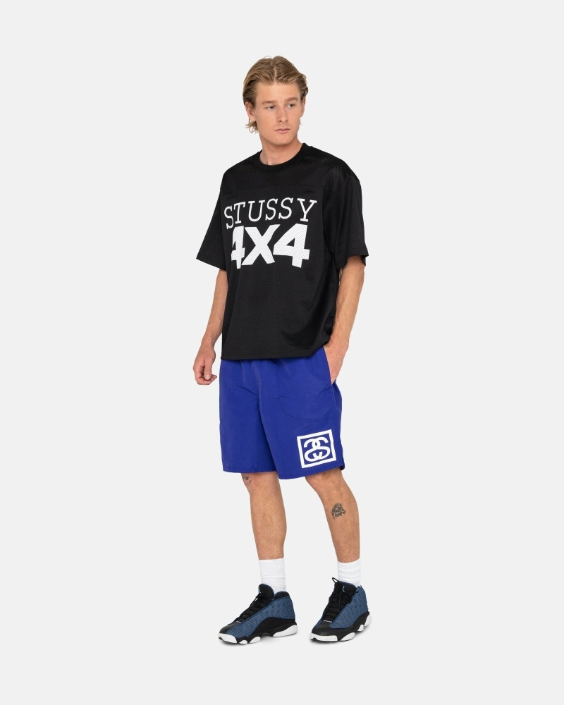 Blue Men's Stussy Ss-Link Shorts | CA0000685