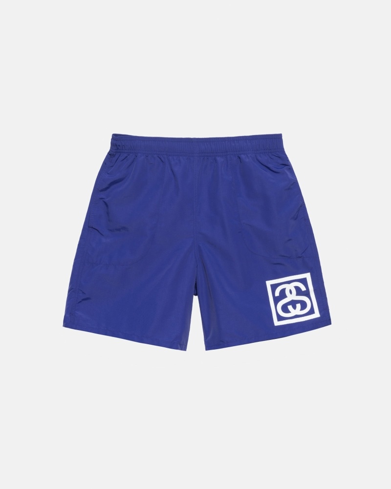 Blue Men\'s Stussy Ss-Link Shorts | CA0000685