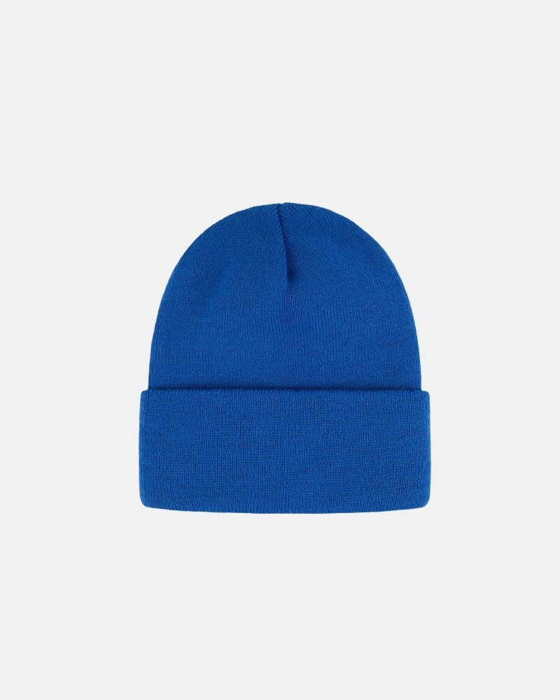 Blue Men's Stussy Stock Cuff Beanie | CA0000489