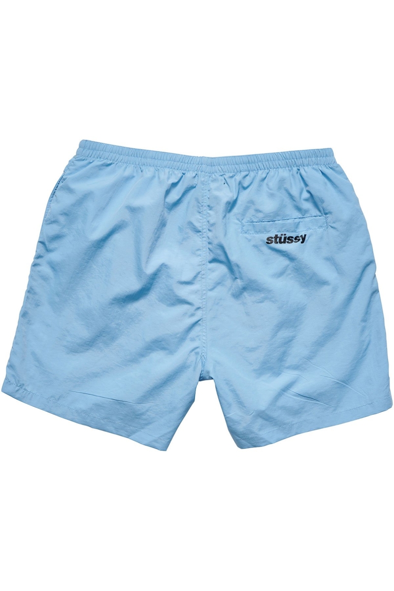 Blue Men's Stussy Stock Taslon Big Beach Shorts | CA0000699