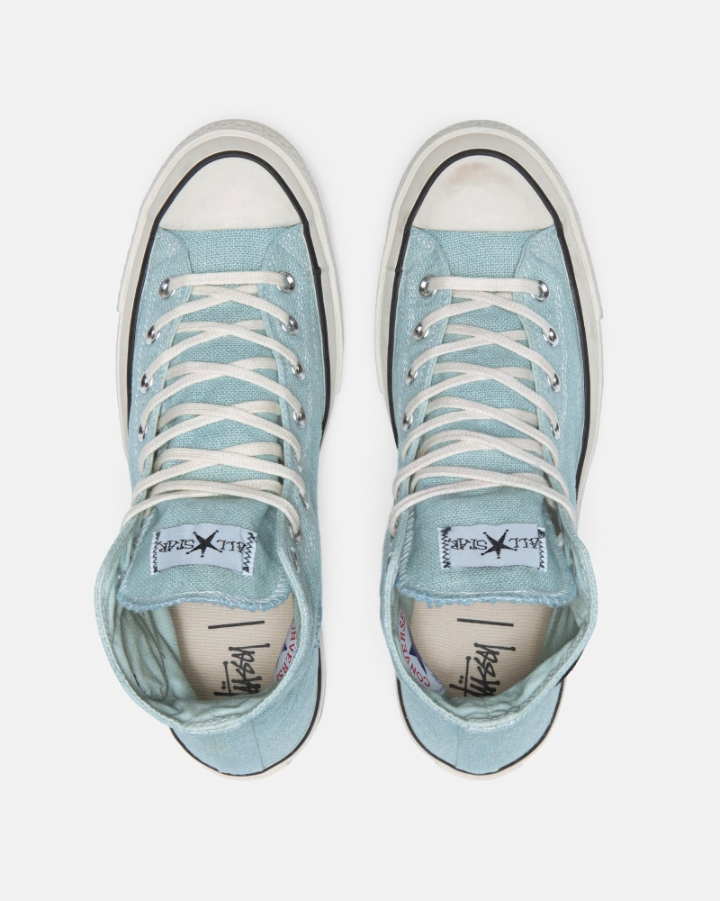 Blue Unisex Stussy & Our Legacy Work Shop Converse Shoes | CA0000615