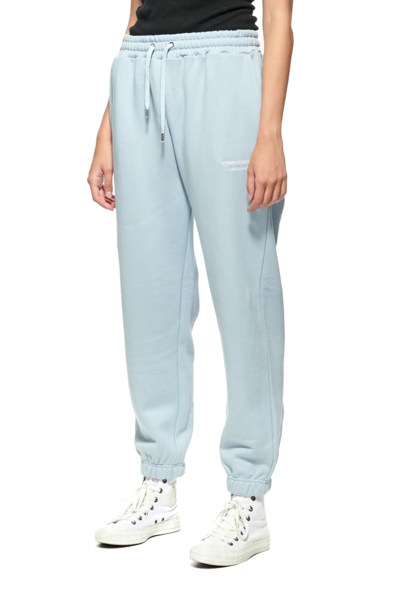 Blue Women's Stussy Alcott Trackpant Track Pants | CA0000973