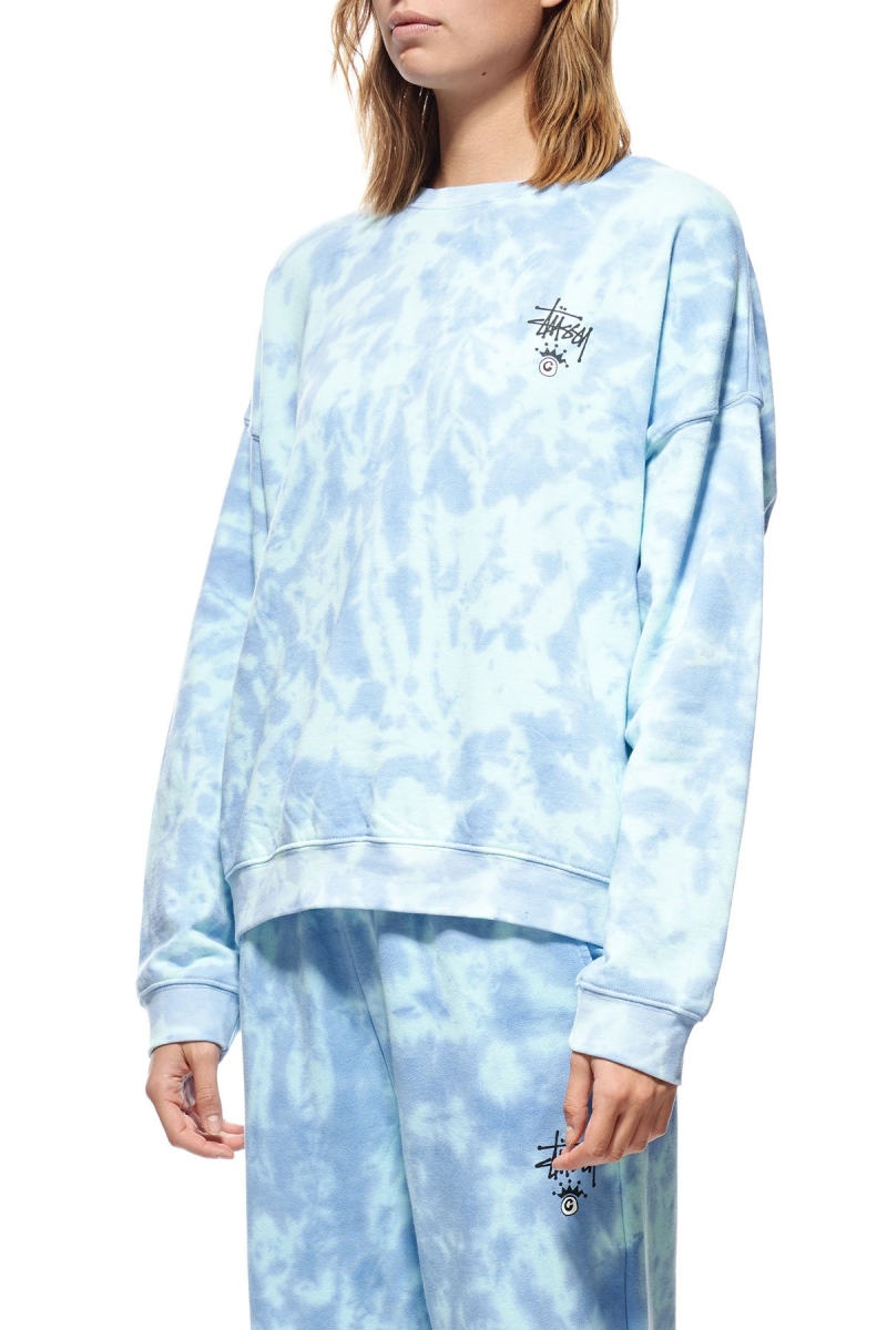 Blue Women's Stussy Copyright TD BF Crew Sportswear | CA0000755