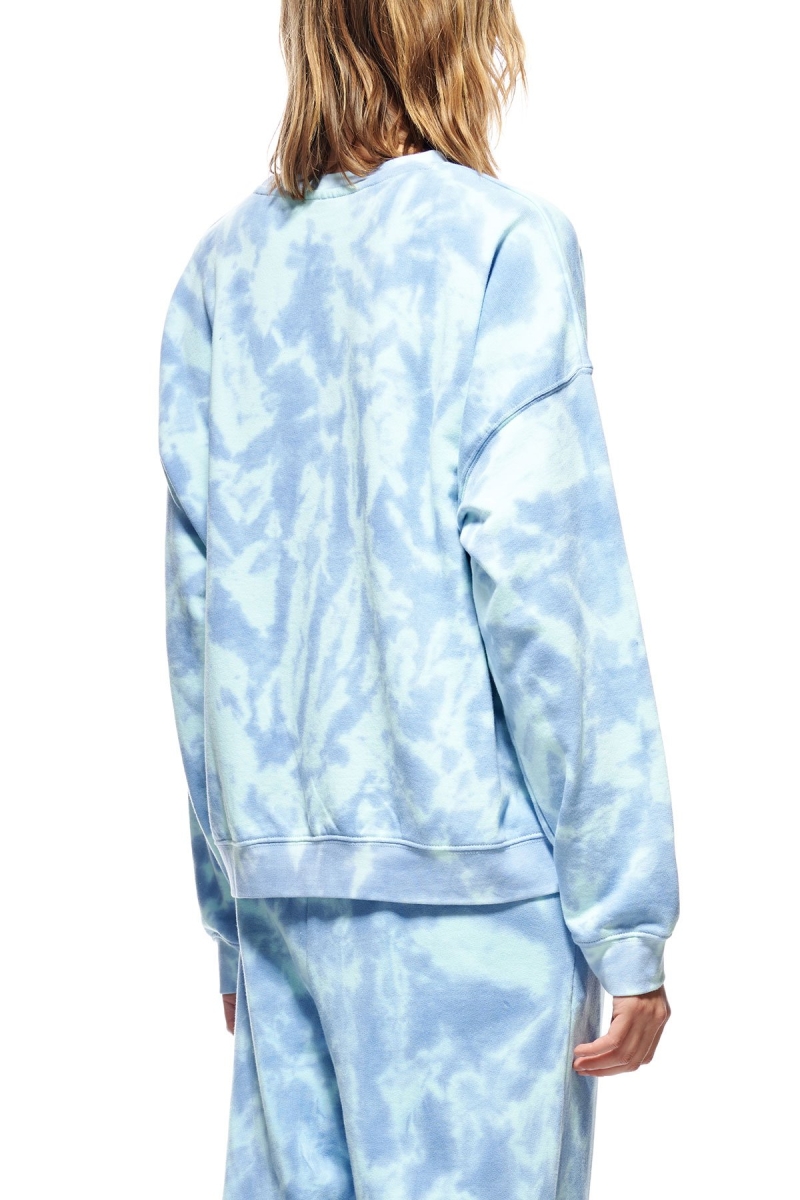 Blue Women's Stussy Copyright TD BF Crew Sportswear | CA0000755