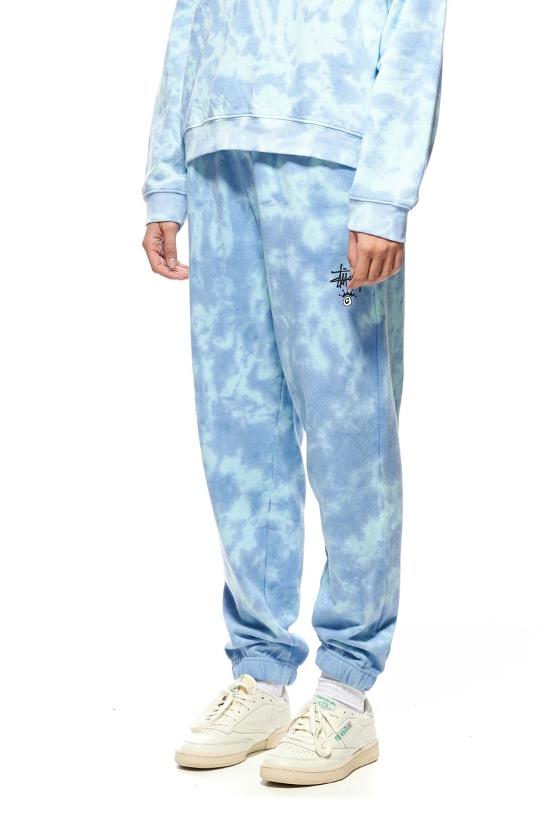 Blue Women's Stussy Copyright TD Track Pants | CA0000982