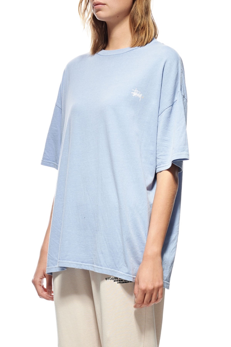 Blue Women's Stussy Graffiti T Shirts | CA0000192