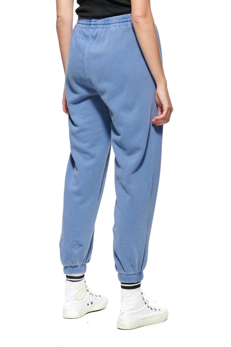 Blue Women's Stussy Laguna Overdye Marle Track Pants | CA0000986