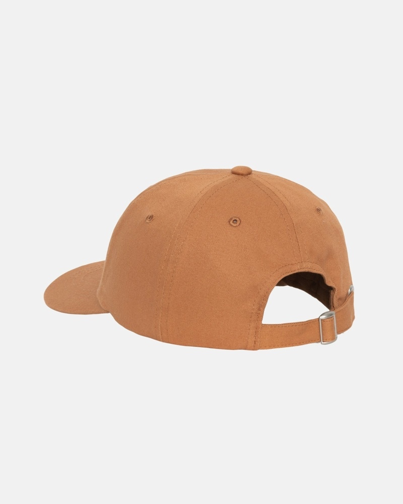 Brown Men's Stussy Basic Stock Low Pro Caps | CA0000389