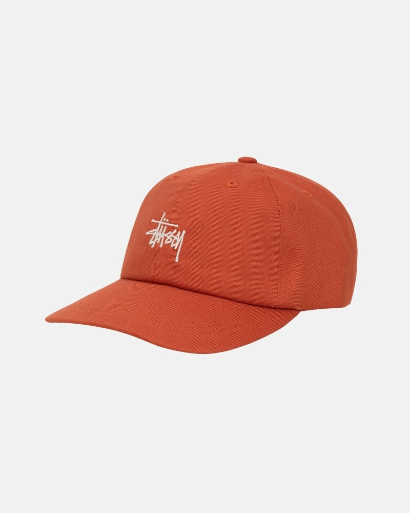 Brown Men's Stussy Basic Stock Low Pro Caps | CA0000393