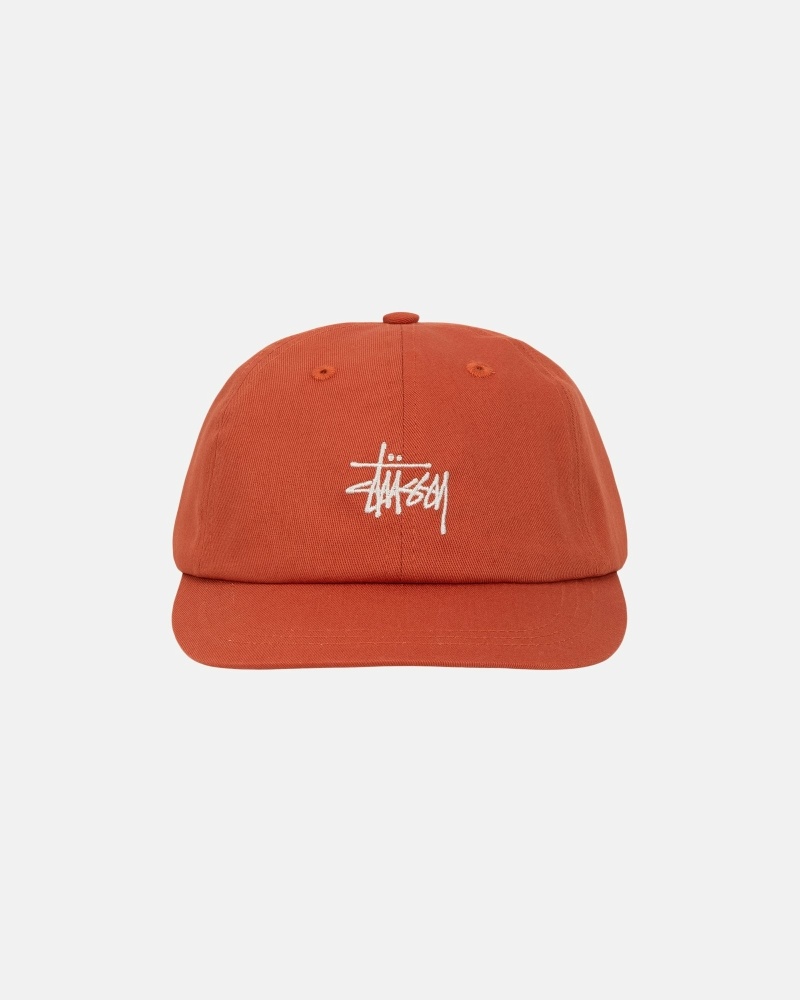 Brown Men\'s Stussy Basic Stock Low Pro Caps | CA0000393