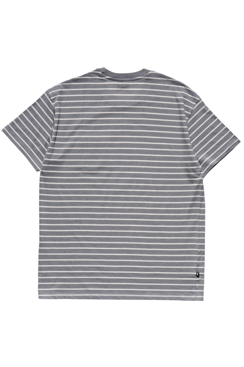 Brown Men's Stussy Kalorama Stripe SS T Shirts | CA0000231