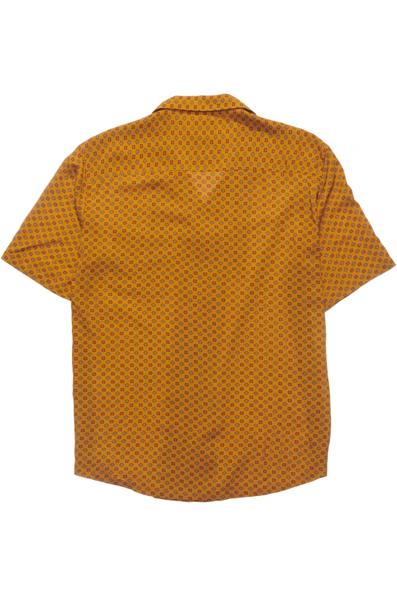 Brown Men's Stussy Liberty SS Shirts | CA0000317