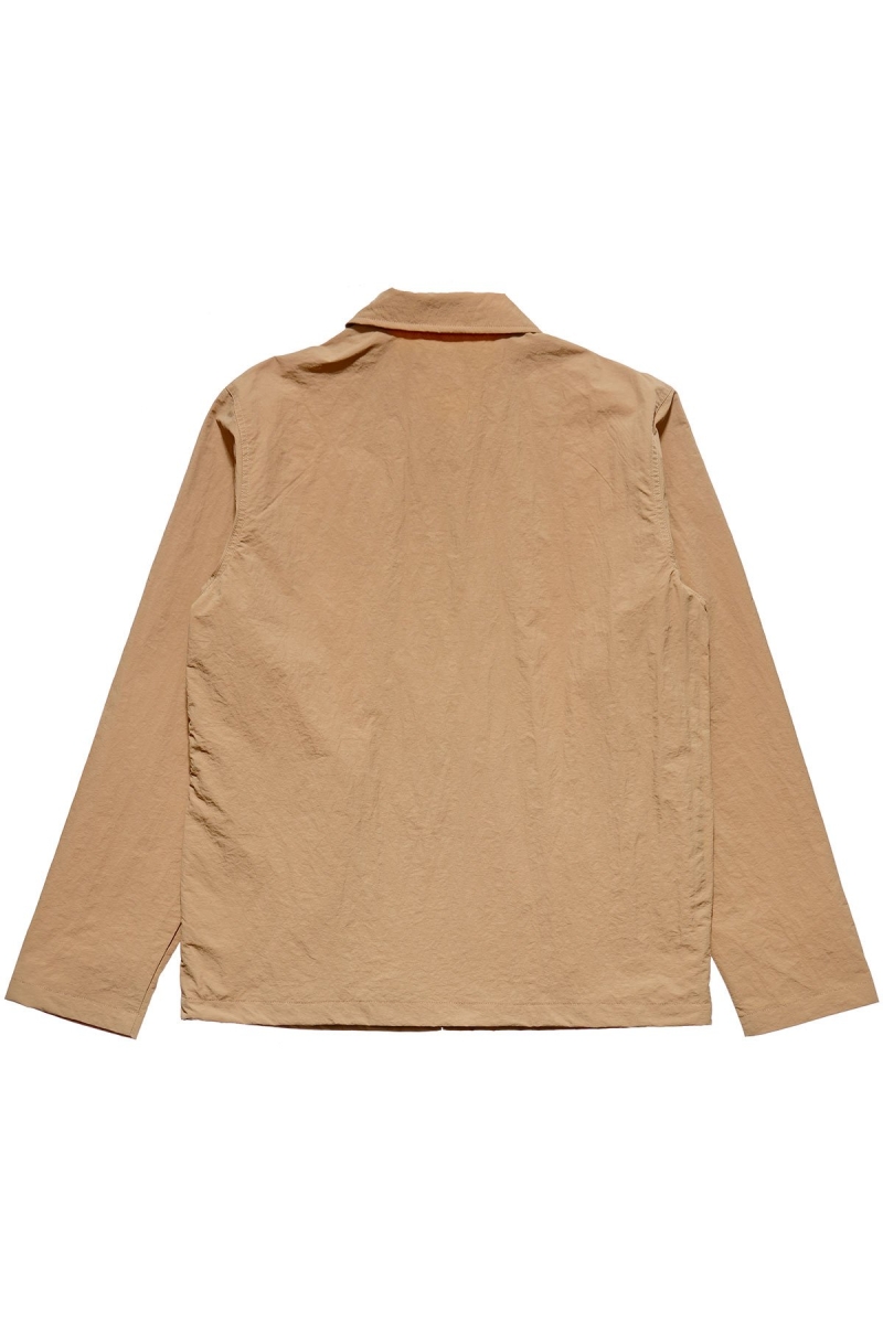 Brown Men's Stussy Sid Taslon Jackets | CA0000361