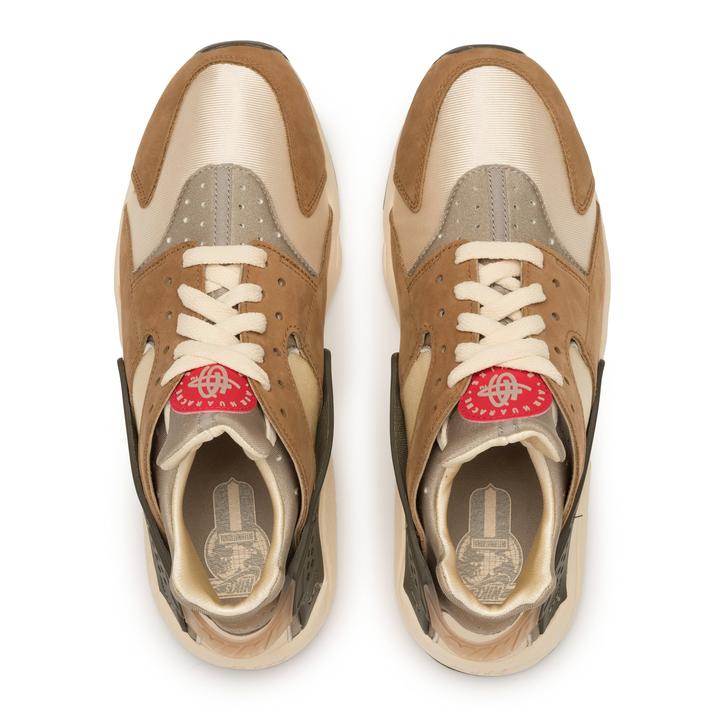 Brown Unisex Stussy & Nike Air Huarache Shoes | CA0000608