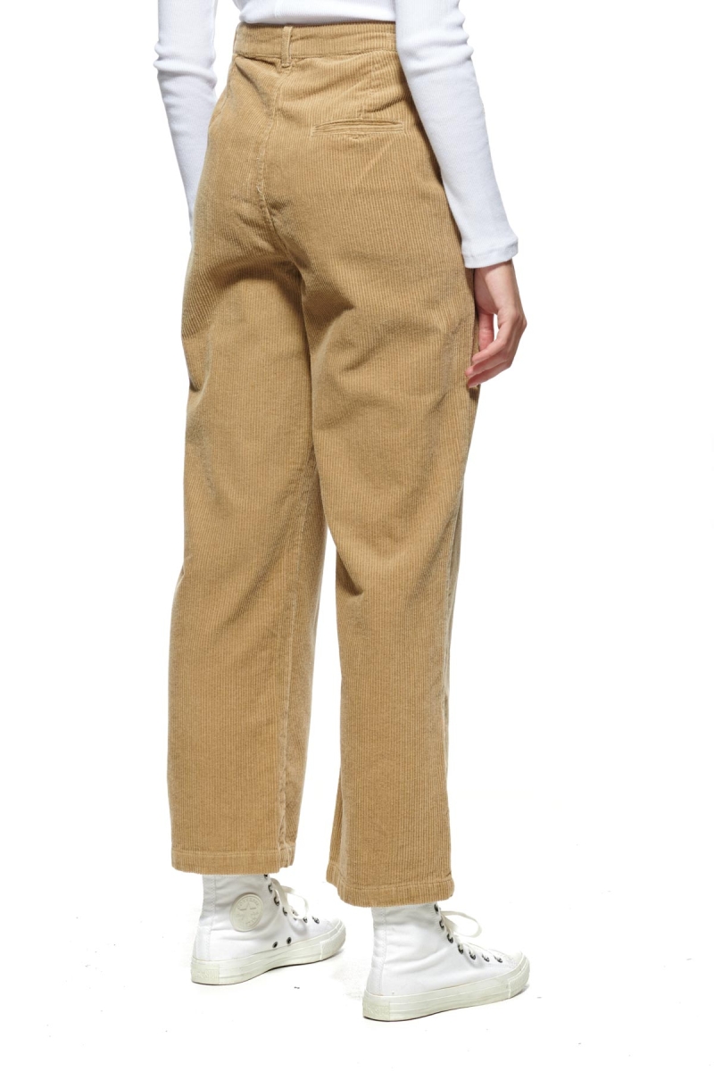 Brown Women's Stussy Claudette Cord Pants | CA0000554