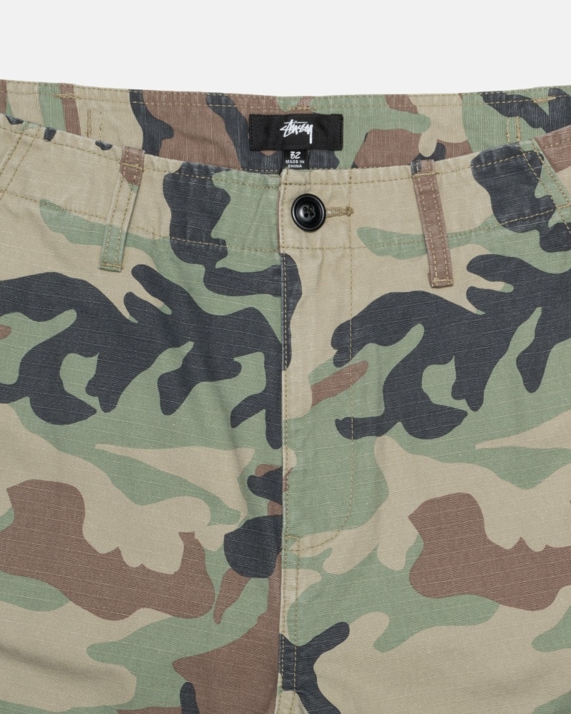 Camo Men's Stussy Ripstop Surplus Cargo Pants | CA0000589