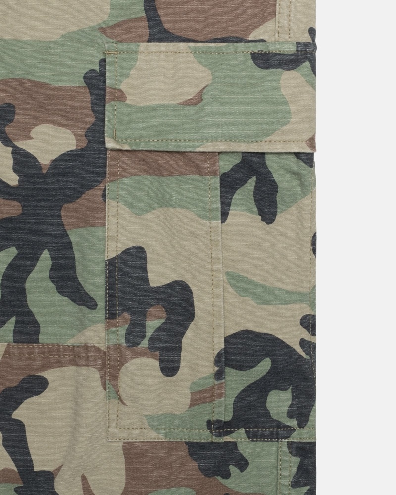 Camo Men's Stussy Ripstop Surplus Cargo Pants | CA0000589