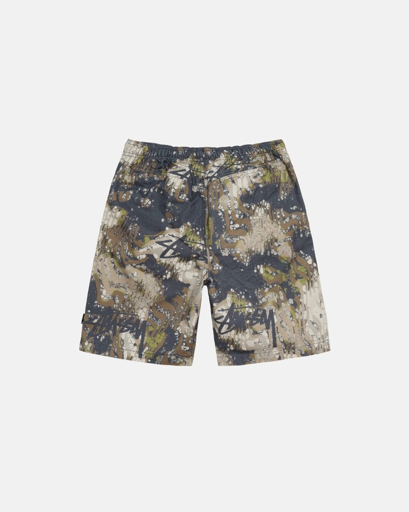 Camo Men's Stussy Veil Camo Shorts | CA0000709