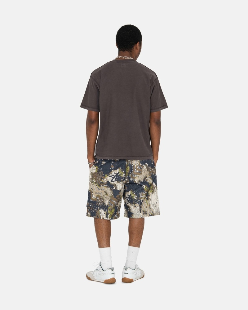 Camo Men's Stussy Veil Camo Shorts | CA0000709