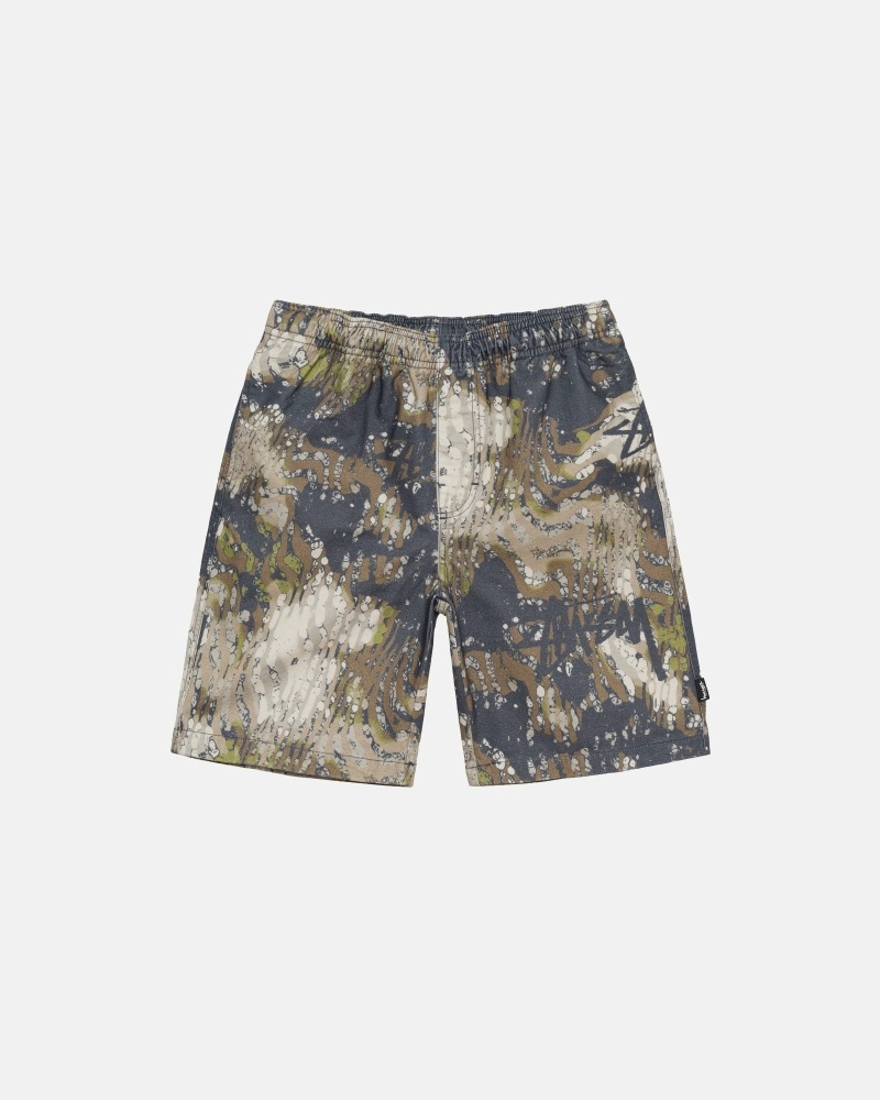 Camo Men\'s Stussy Veil Camo Shorts | CA0000709